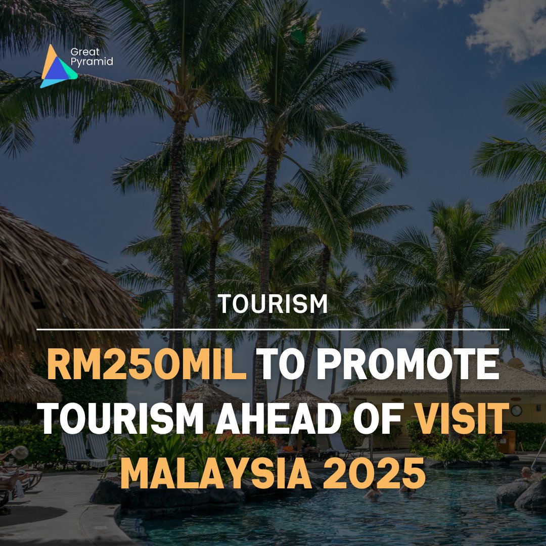 The Prime Minister said the total allocation was in line with the Visit Malaysia Year in 2025, with a targeted arrival of 23.5 million international tourists and a projected income of up to RM 76.8bil.

#malaysia #visitmalaysia #tourism #malaysiatourism #travelmalaysia