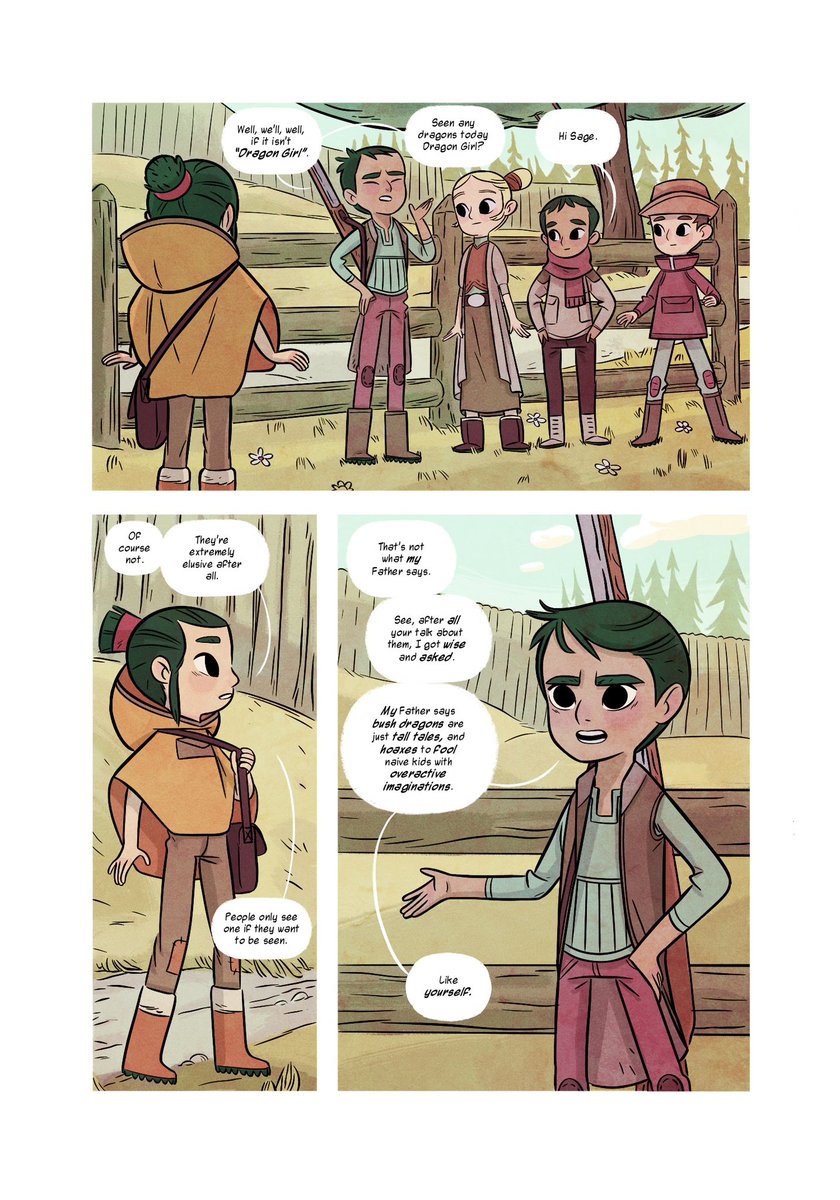 brianhtaylor's tweet photo. Aw heck, I’ll just post a couple pages from it. I’ve been making this in my spare time and putting up on Patreon.
#makecomics #kidlitGN #kidlit https://t.co/6ddX8323l0