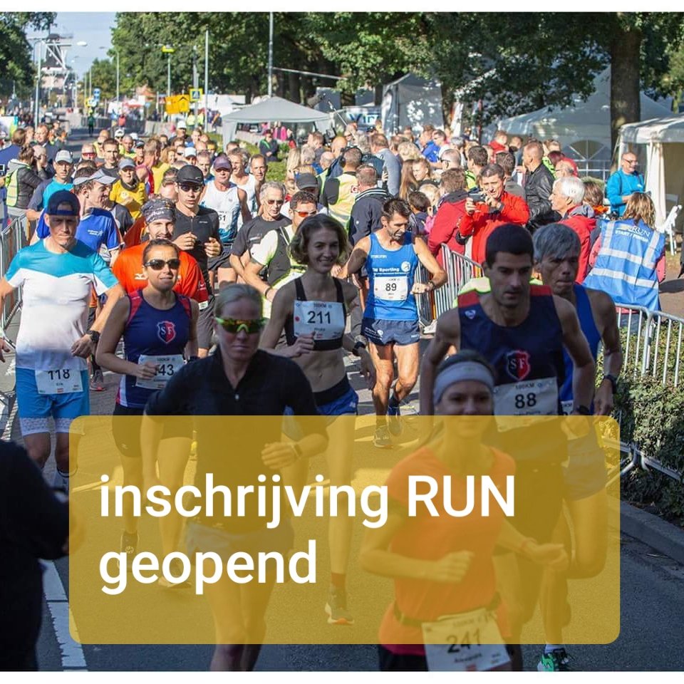 INSCHRIJVING RUN GEOPEND

Vanaf vandaag kan er worden ingeschreven voor de 47e editie van de RUN. 
Onderdelen:
100 KM solo
50 KM SOLO
10x10 km estafette
Lutje RUN 
Fun RUN 
Wandelen

Voor het inschrijven en informatie runwinschoten.nl

#hetultraloopeventvannl #