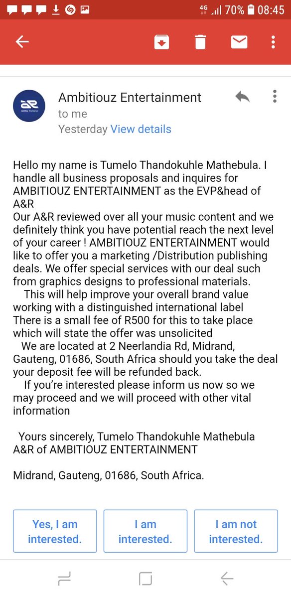 Strausz_MusiqSA's tweet photo. Is the company aware of this person? https://t.co/9XYa22OpV9