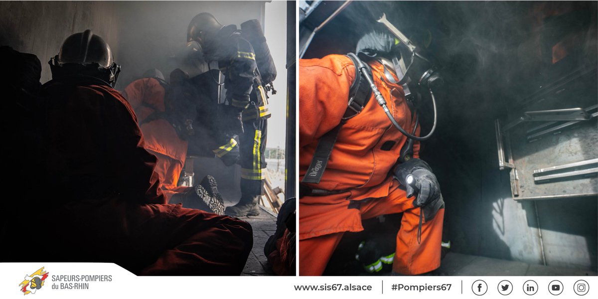 sdis67's tweet photo. [FORMATION] Réception d’un nouveau caisson de progression 🔥à #Drulingen par l’école départementale du #SIS67 et formation de 4 formateurs « feu réel » pour la prise en main de ce nouvel équipement pédagogique. ➡️Plus d’infos et de photos sur https://t.co/Npv0RB1GWp https://t.co/G6ieJeIrxW