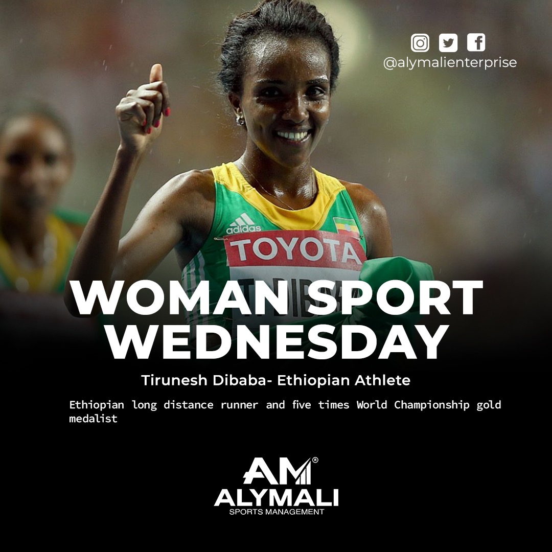 Tinuresh Dibaba was the first woman to win the 5000m and 10000m at the same championship.
Accolades:
📌 Three-time Olympic gold medalist 
📌 Five-time world Championships gold medalist
📌Five-time World cross Country Championship gold medalist
#Juve #Argentina #Kikuyus #Kirinyaga