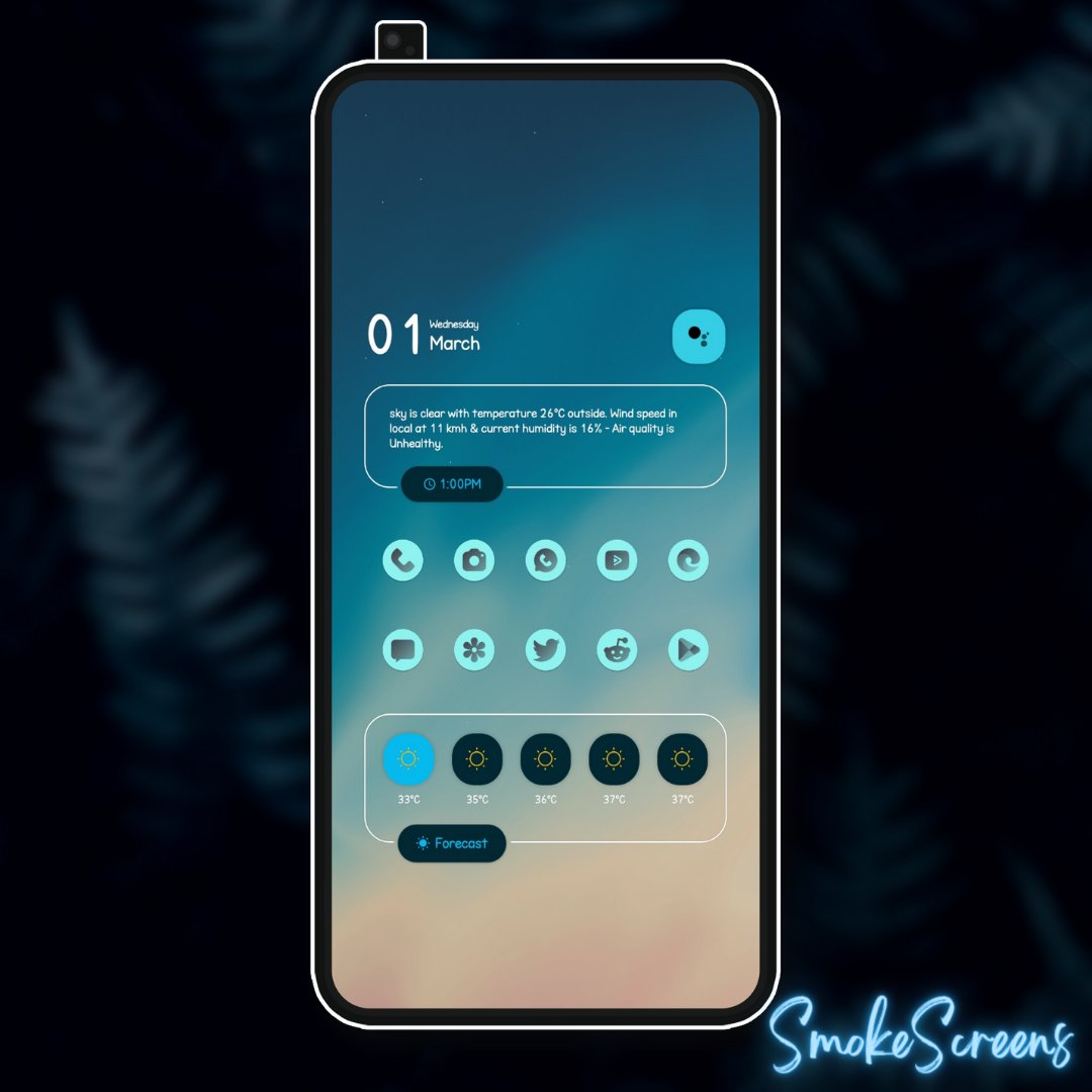 sm0ke_screens's tweet photo. Asthetic Homescreen Setup

Cr.
💙 Wall: Wallcanic @ParadoxStudioIN 
🤍 Icons: Saga by @lkn9x 
💙 Widget: Android 13 for KWGT by @RajjAryaa 
🤍 Template: @GalerVodgals 

#aahomescreens @AndroidAuth 
#homescreen #aesthetic #android https://t.co/jOMSRju5NB