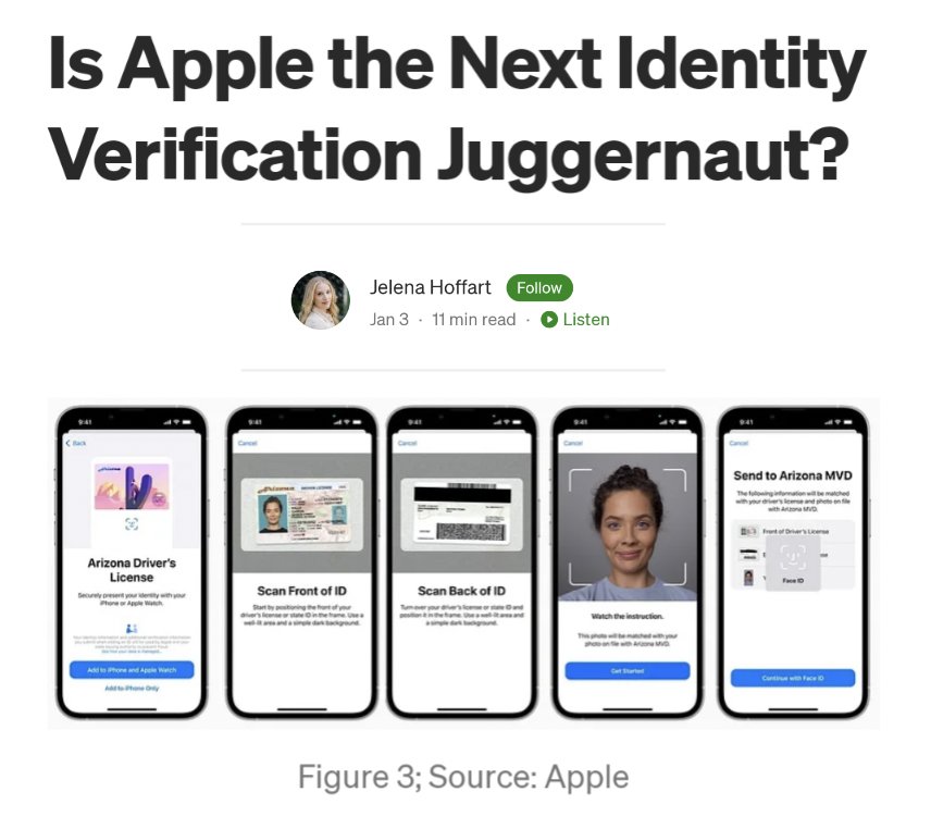 Apple is revolutionizing the way we verify identity.

Here's how it could make FinTech more secure:
