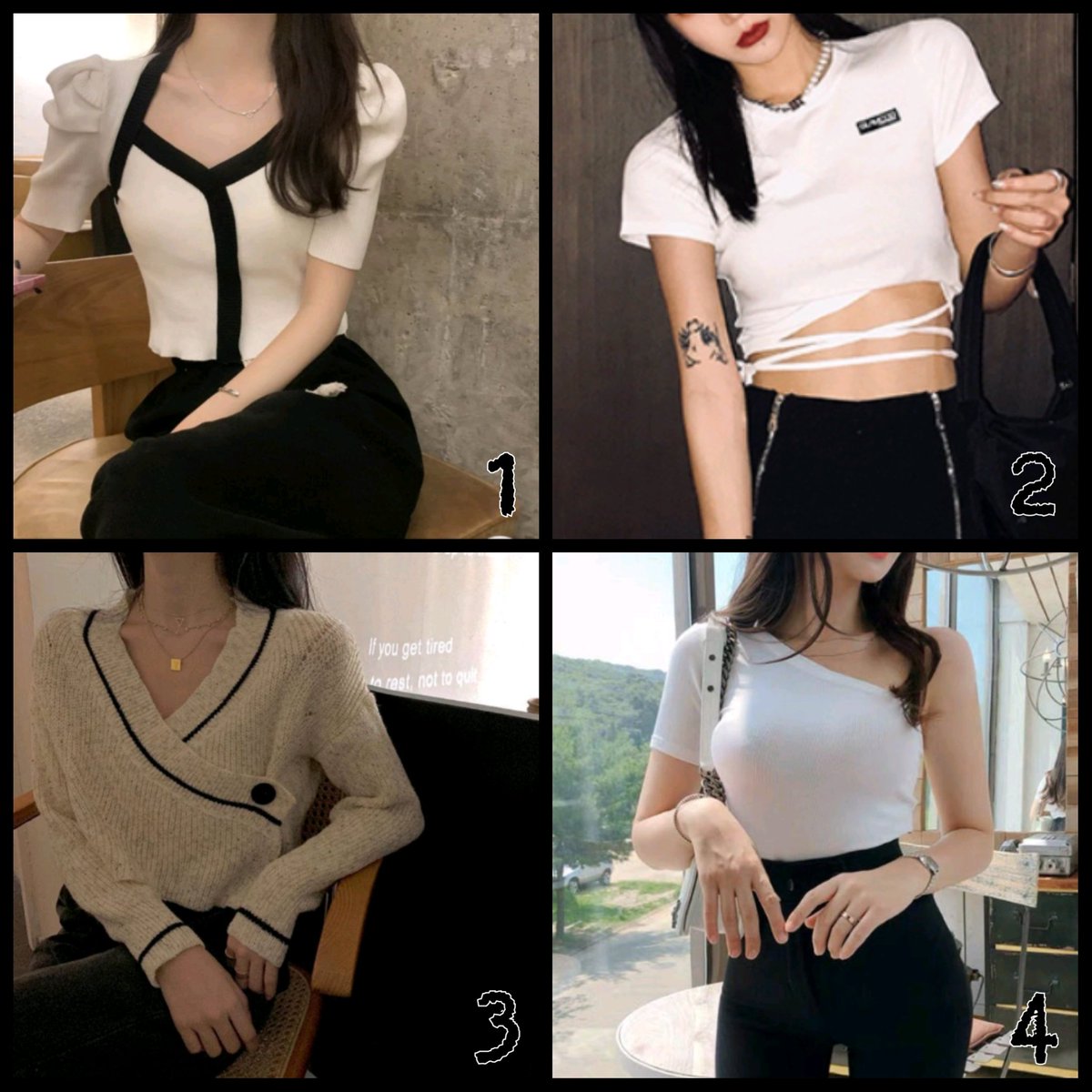 Rekomendasi crop top✨
1. shope.ee/7KPhf1dEzA
2. shope.ee/20OBJTa23m
3. shope.ee/7zfOSWYRRX
4. shope.ee/3VCz6HKAnA

#rekomendasishopee #racunshopee #shopeeaffliate #stylefashion #ootd