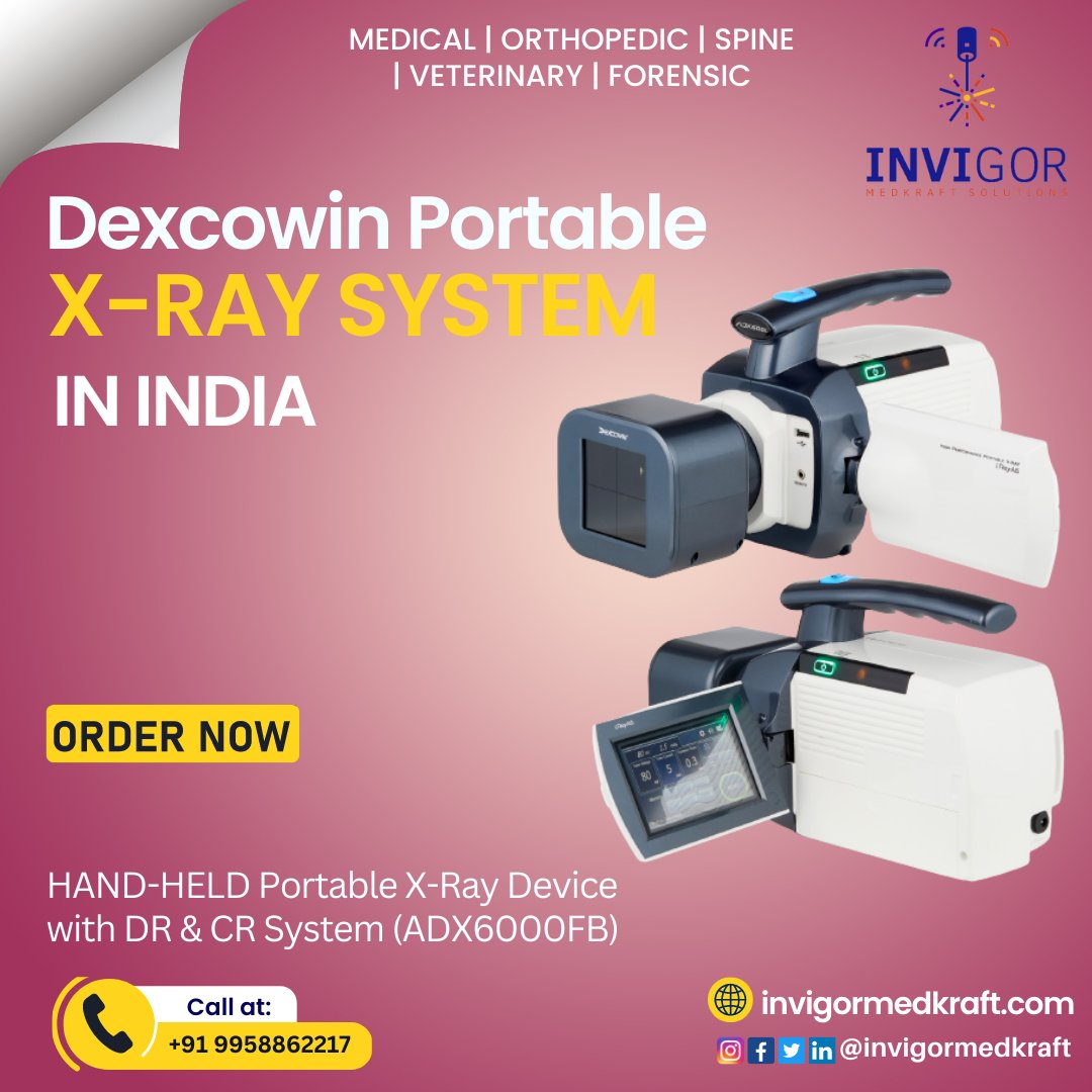 invigormedkraft's tweet photo. If you want to purchase Dexcowin portable X-ray systems at a low cost, go to https://t.co/tCBhndHTDB
πππ₯π₯ βππ: +91-9958862217
#invigormedkraft #invigormed #radiography #radiology #xray #radiographer #radiologist #mri #xraytech #radtech #radiologia #xrays #medicalimaging https://t.co/LqAzzHSwo4