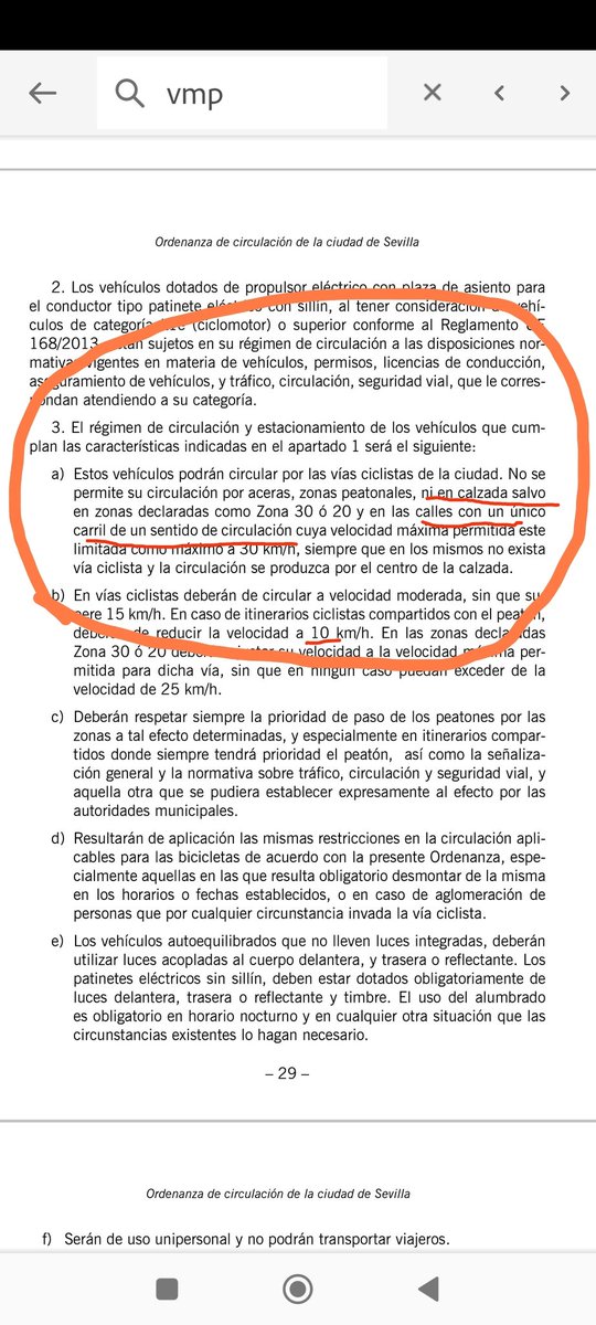 AutoSPARTA's tweet image. Porque el @Ayto_Sevilla no informa bien en su web ni la policía informa a los usuarios de patinete de sus ordenanzas. Los patinetes en Sevilla no pueden circular por vías de más de un carril, y por esas vías deben ir por mitad del carril.  @antoniomunozsev @abcdesevilla
