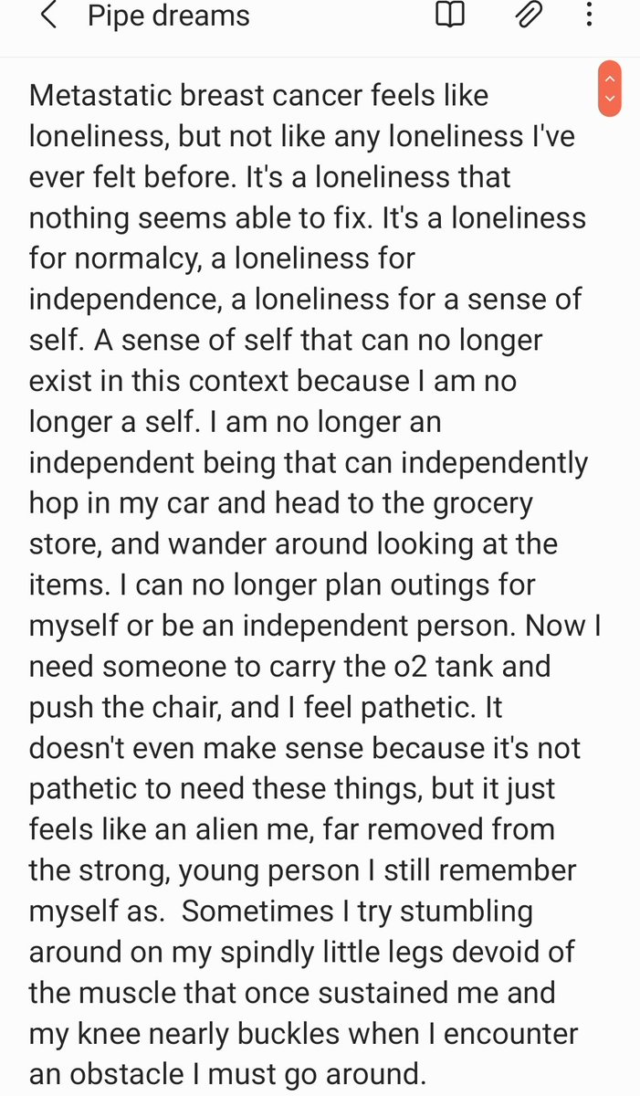 LibbyMbc's tweet image. #latenightwriting #terriblelatenightwriting #pipedreams and #loneliness #losthope #sera2 #trials. Life when you've already started to rot from the inside from #metastaticbreastcancer