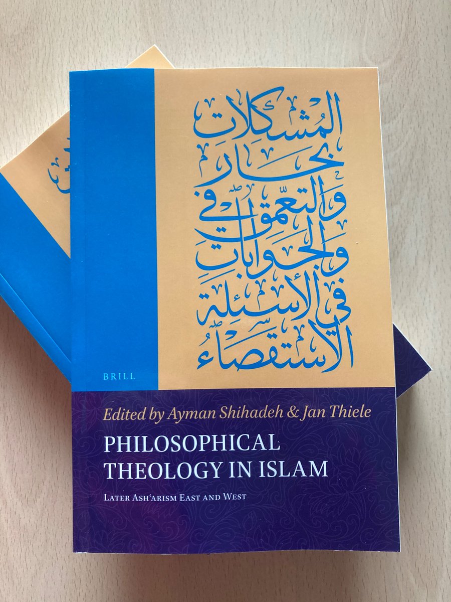 Surprise in my mailbox: a paperback edition of “Philosophical Theology in Islam” has been released
