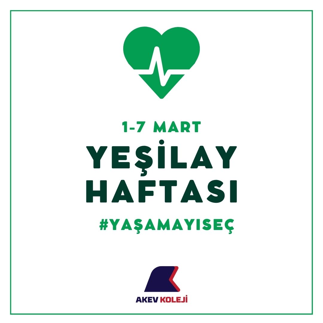 akevkolej's tweet photo. 1-7 Mart Yeşilay Farkındalık Haftası

#akevkoleji #yaşamayıseç #farkındalık #yeşilay https://t.co/VcG5IngmbU