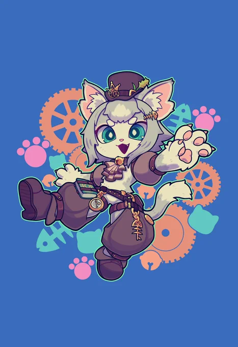 特に指定がなければこんな感じの立ち絵になります!アイコン等ご利用する際はご自由にトリミングしちゃってください 