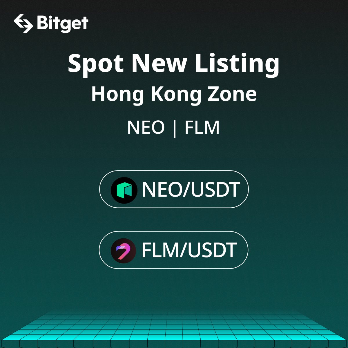bitget's tweet photo. 🆕 #BitgetSpotNewListing 

#Bitget will add $NEO/USDT and $FLM/USDT trading pairs on 1st Mar, 12 PM (UTC) in Hong Kong Zone. @Neo_Blockchain @FlamingoFinance 

🎁 A total $50 #giveaway for 10 members! Just simply RT + TAG 3 friends.

More details: https://t.co/ukbzD2QXQc https://t.co/khWXUIG0F2