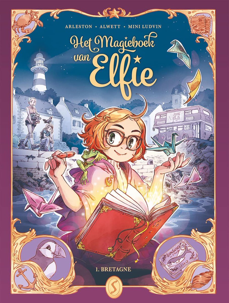 stripland_BENL's tweet photo. Cover voor Het Magieboek van #Elfie -deel 1- #Bretange. Een reeks die doet denken aan een combinatie van Het #Dagboek van #Cerise en #Hexeleintje. Eind april bij #SilvesterStrips te verwachten. #Arleston #Alwett #MiniLudvin https://t.co/7iSFqxL4fA