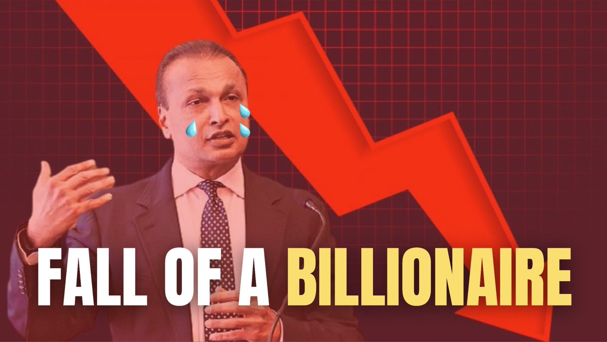 jakubjblnn's tweet image. From $42 Billion to $0 – How Anil Ambani Lost All His Money