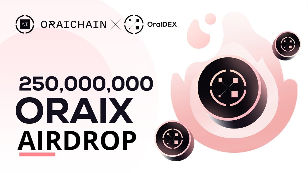 orai__chain's tweet photo. $ORAIX airdrop is now finally live!

Your rewards are based on your on-chain activity.

Check if you are eligible to claim down below.

➡️ https://t.co/1ItKMDfHC3 https://t.co/LPktqWJMpd