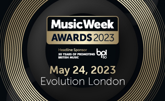 MusicWeek's tweet photo. It's the moment you've been waiting for! Music Week Awards 2023 finalists revealed ahead of May 24 ceremony https://t.co/uopwoGinrP https://t.co/uo8b4NQi7G