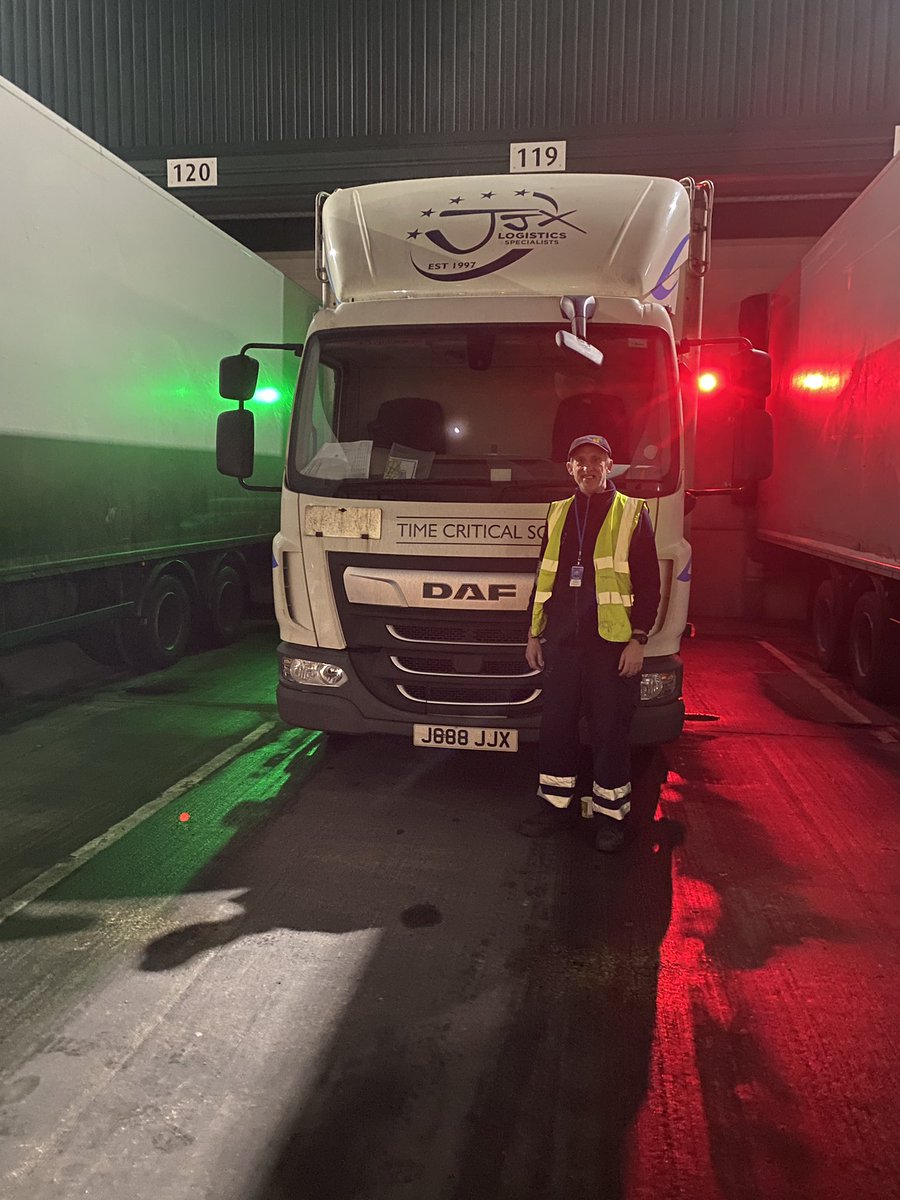 Early morning shot of Mick doing his rounds…

#wendsday #365days #DeliveringSmiles #weneverstop @DAFTrucksUK #dutch #adrexpress #pallets #parcels #timecritical
