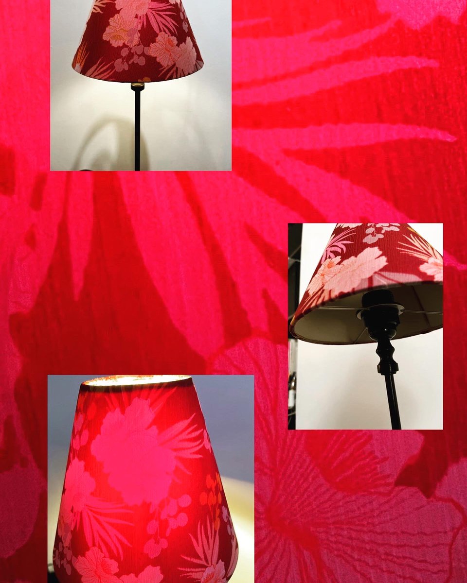 CecileMenigault's tweet photo. Réalisation d’un abat-jour habillé d’un satin de soie Rose 🥀 et mousseline de soie fleurie 🌹🌷🌺🥀, doublé d’un satin de soie Or antique.
#clairdejourparis #abatjoursurmesure #soie #fabriqueaparis #madeinfrance #artisanatdart https://t.co/nJjQm93qsa