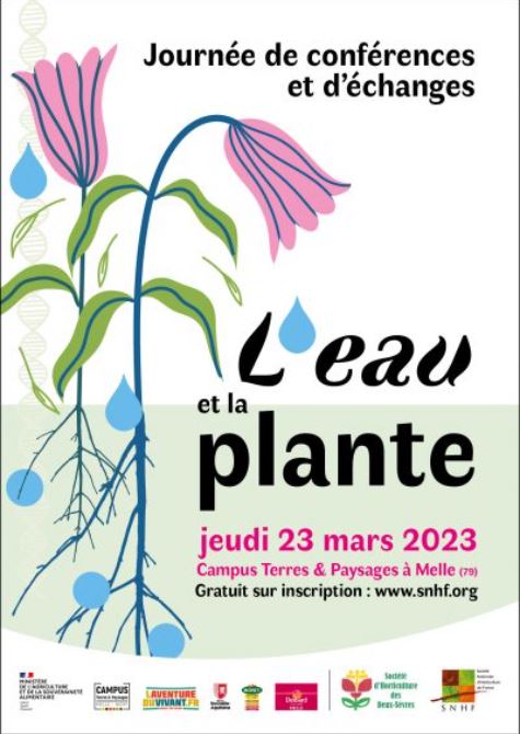SNHF - L’EAU ET LA PLANTE, UNE JOURNÉE DE CONFÉRENCES ET D’ÉCHANGES LE 23 MARS 2023 À MELLE (79)
La journée de conférences est gratuite. L’inscription est obligatoire (places limitées)
boutique.snhf.org/produit/repas-…