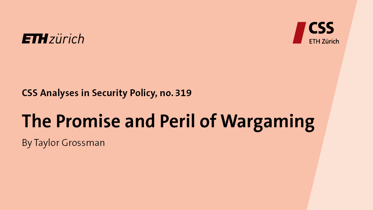 CSS_ETHZurich's tweet photo. Wargaming can be a powerful tool for educating soldiers, developing military doctrine, and determining future investment strategies. However, wargaming also has real limitations, argues @tgrossman_ in this #CSSAnalyses: https://t.co/4PWq5zpyI4 #wargaming #MilitaryCSS #military https://t.co/F6SOhFnxtf