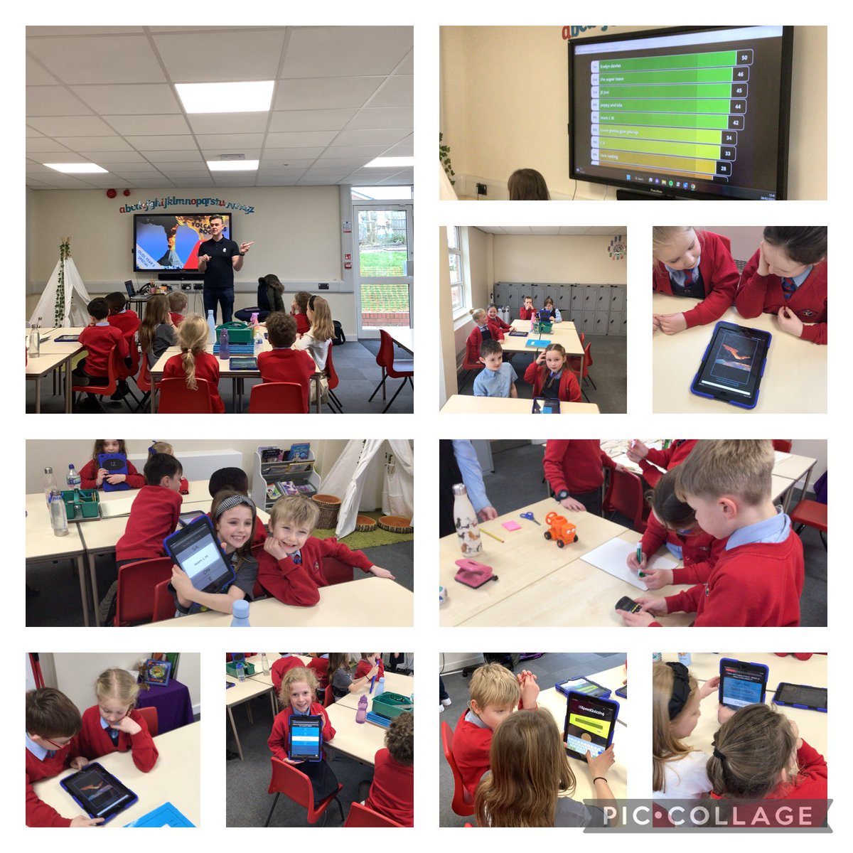 OurBury's tweet image. As if yesterday was not exciting enough for Year 3 with our brand new classroom, we had a super afternoon quizzing with Tom Finkill! We answered questions on rocks AND volcanoes and had lots of fun. #year3 #speedquizzing