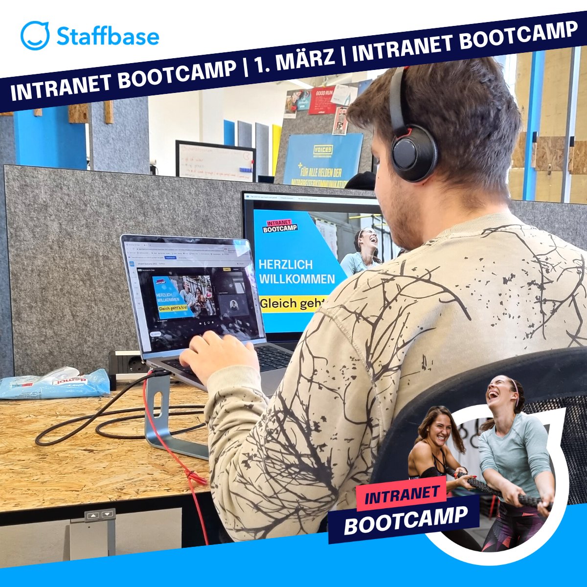 StaffbaseDACH's tweet image. Gleich gehts los mit dem Intranet Bootcamp. 🎉 Melde dich noch schnell an: ⤵️ app.hopin.com/events/intrane…

#IntranetBootcamp