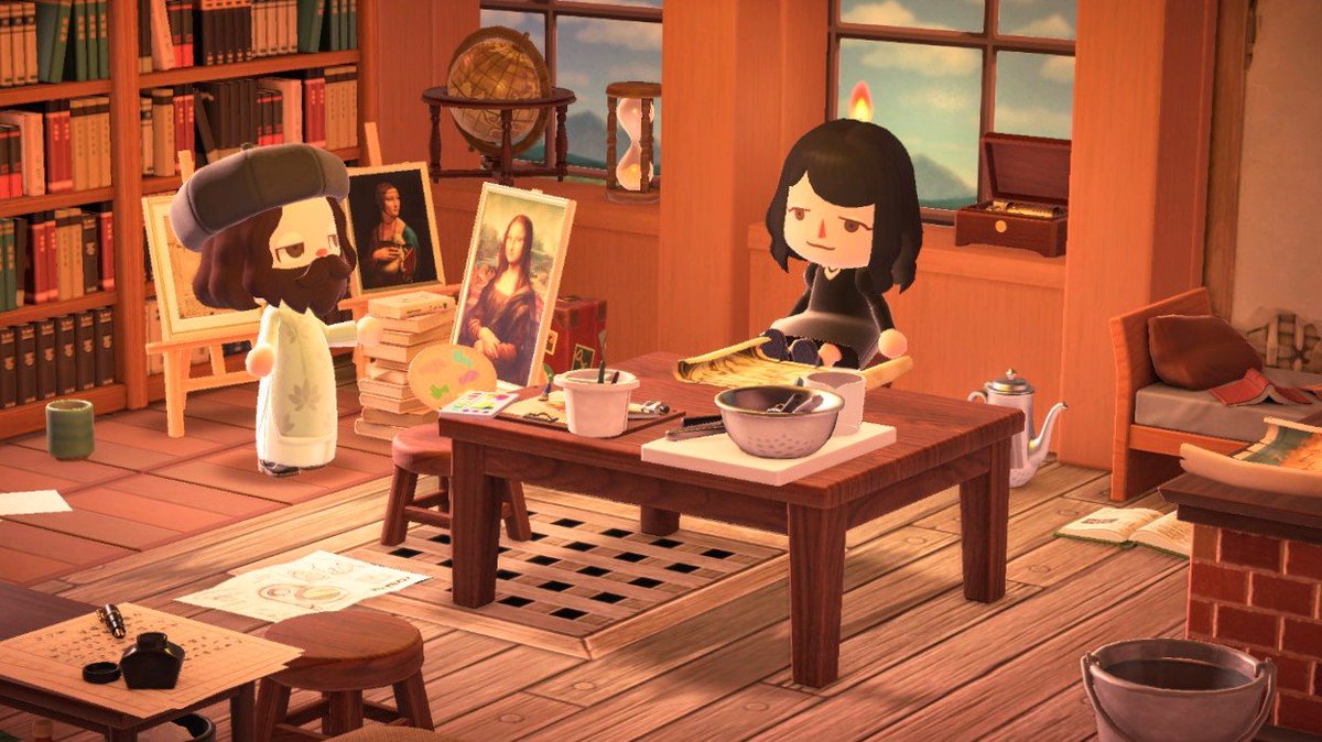 Acnhfunfamily's tweet photo. No No No Mona Lisa !!!
I told you to Smile ...
i think this painting will remain in oblivion. because of you ...
#ACNH #acnhinspo #acnhfun #monalisa https://t.co/b1vM1LfTwk