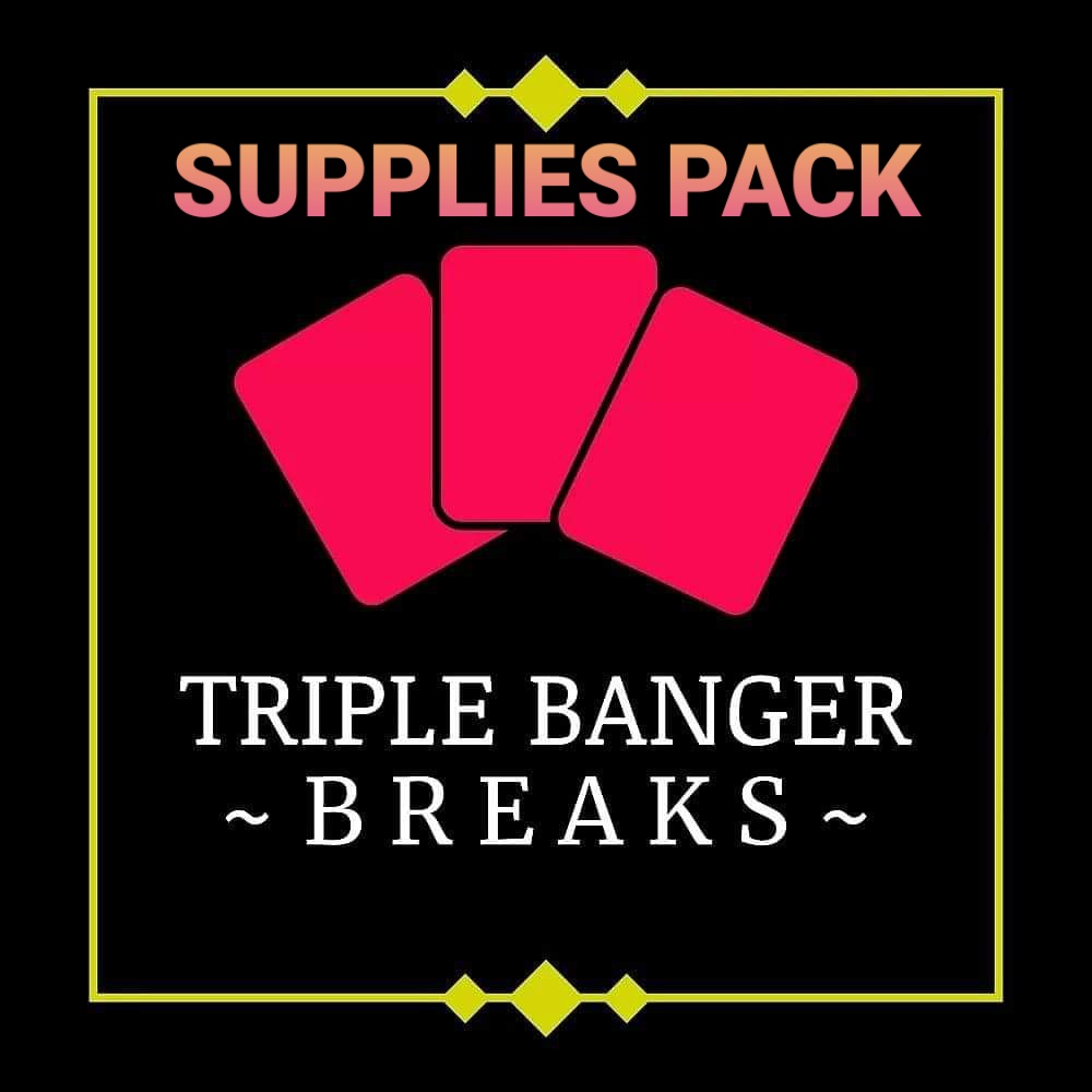 #TBBin23 Day 60 of 365 Giveaways is a #Supplies Pack!!!

1. Follow @3bangerbreaks
2. Retweet
3. Tell me what hobby supplies you need?

#Giveaways #sharingiscaring #thehobby #TBBDraft #pennysleeves #toploaders #onetouch #teambags #gradedsleeves #binder #9pocketpages #cardstands