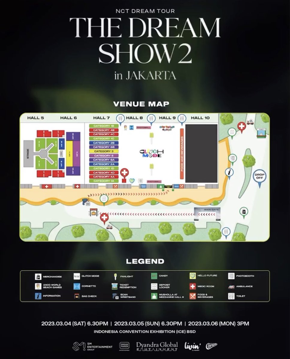 SMTOWN Fans on Twitter "Venue Map The Dream Show 2 in Jakarta. Keren