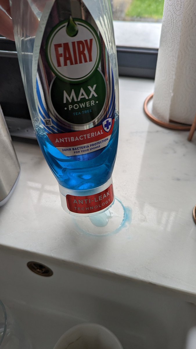 stenard's tweet image. Seems like the "anti leak technology" works well @FairyLiquidFC
🤦