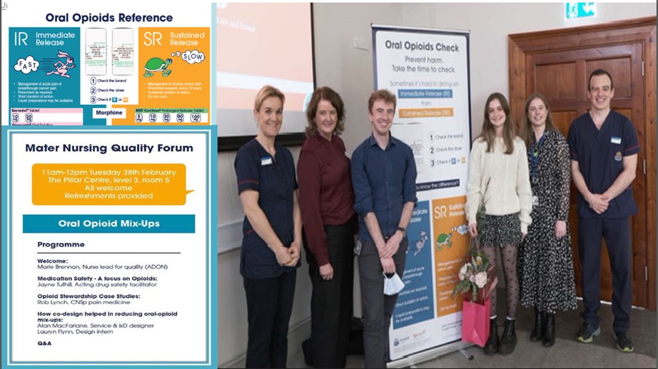 Marie Brennan (@mariebr12687353) on Twitter photo Great turn out <a href="/MaterNursing/">Mater Nursing Team</a> Quality Forum for the launch of Oral Opioid Reference Poster which aims to support staff with prescribing, dispensing and administering the correct oral opioid. Poster design collaboration with #Mater Nursing, Drug Safety, Pain Dept. & Transformation Great turn out <a href="/MaterNursing/">Mater Nursing Team</a> Quality Forum for the launch of Oral Opioid Reference Poster which aims to support staff with prescribing, dispensing and administering the correct oral opioid. Poster design collaboration with #Mater Nursing, Drug Safety, Pain Dept. & Transformation