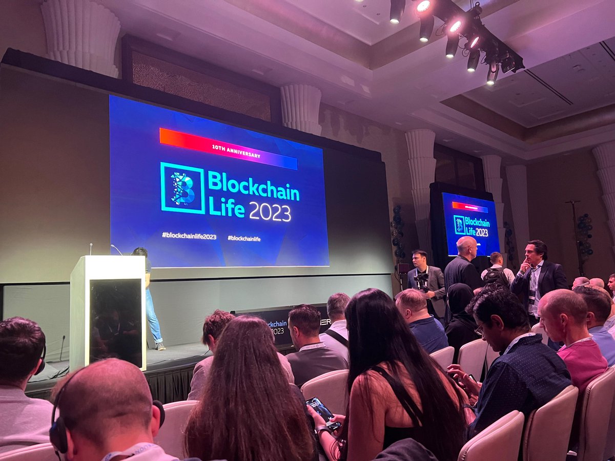 kucoincom's tweet image. 1/3 Exciting news at #BlockchainLife2023 - we&apos;re thrilled to be here exploring the future of blockchain technology and its impact on the world! 🚀🌎

Check this post for more snaps of the event ⤵️