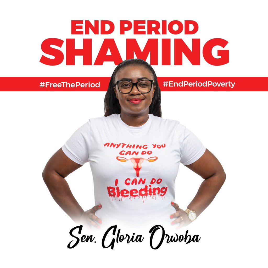 Happy new month to all those behind Senator Gloria Orwoba @gloria_orwoba in ensuring Sanitary towels are free in the country 
 #EndPeriodShaming