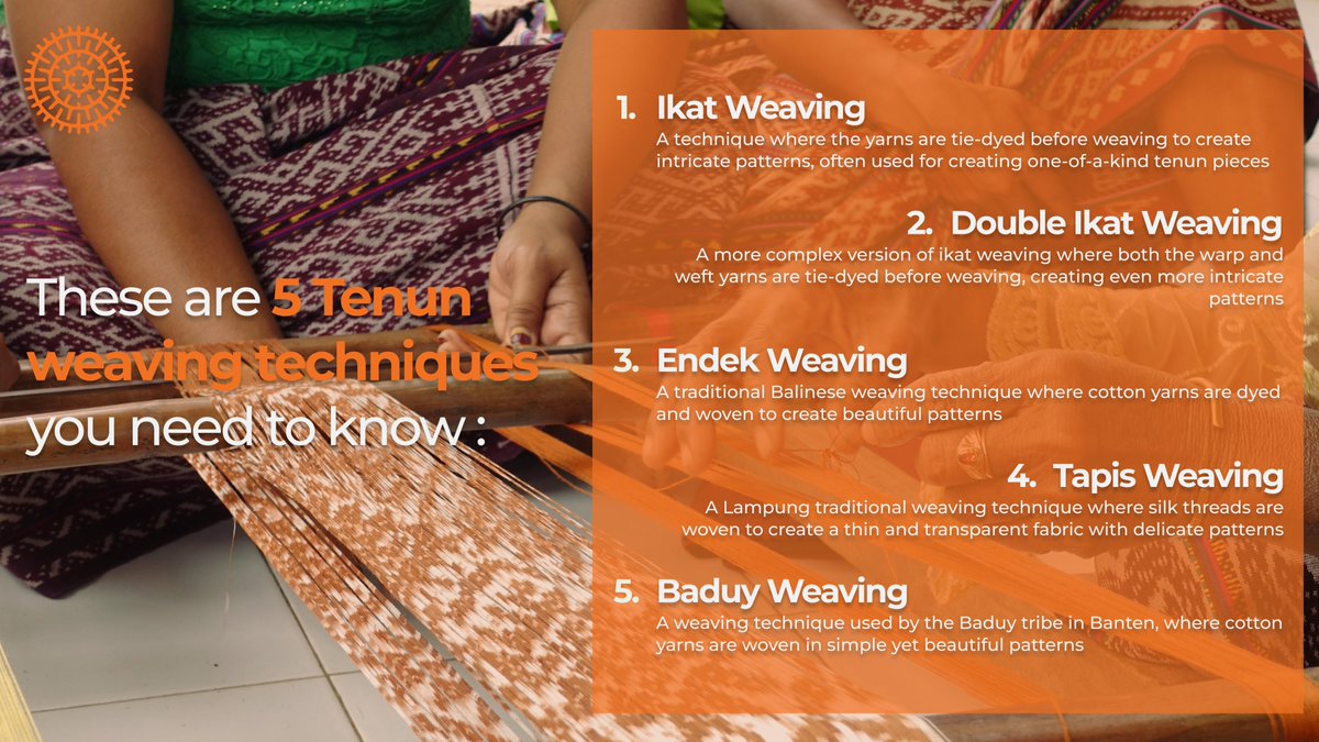 Have you ever wondered how Indonesian artisans create those stunning tenun textiles? These are 5 Tenun weaving technique you need to know.

Share this post with your friends and family, and help spread the word about this incredible craft.