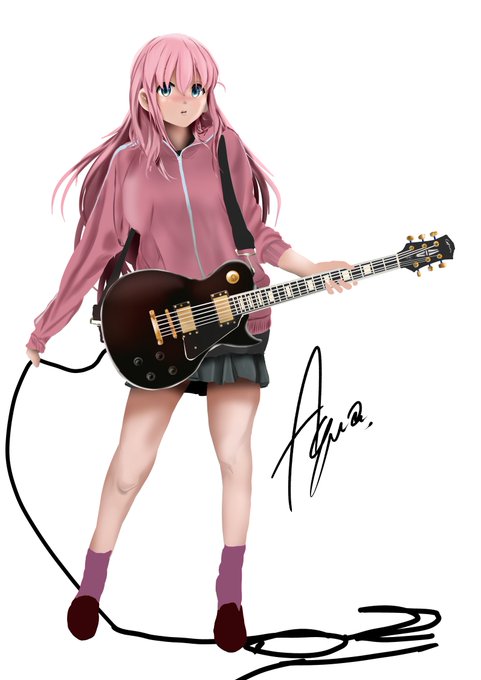 こんばんは～
流行りに乗って描いてます
ぼっちちゃん♪ピンクだから春っぽいよねヾ(・ω・`) 