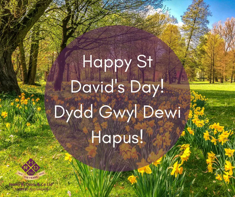 🏴󠁧󠁢󠁷󠁬󠁳󠁿Happy St David's Day! 🏴󠁧󠁢󠁷󠁬󠁳󠁿

#StDavidsDay #NorthWalesAccountants