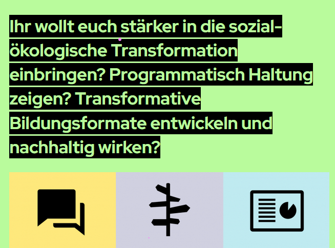 💥💚Ich habe mich wieder selbständig gemacht! Mit noch stärkerem Fokus gestalte ich Diskurse für die sozial-ökologische Wende - für #Kultur, #Bildung &amp; #Zivilgesellschaft.  

klugekonzepte.org
#TransformativeBildung #Nachhaltigkeit #NGO #BNE