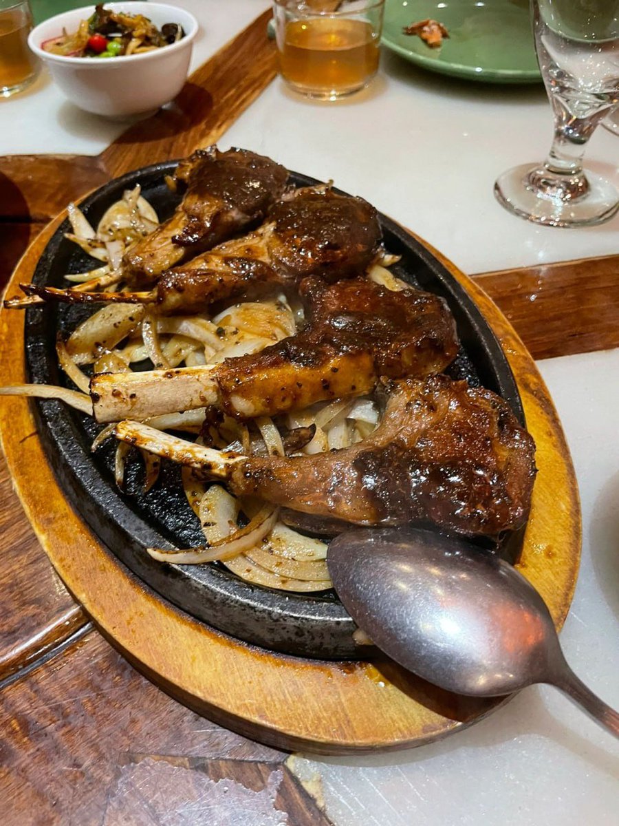 Love can be talked slowly, meat must be eaten while it is hot