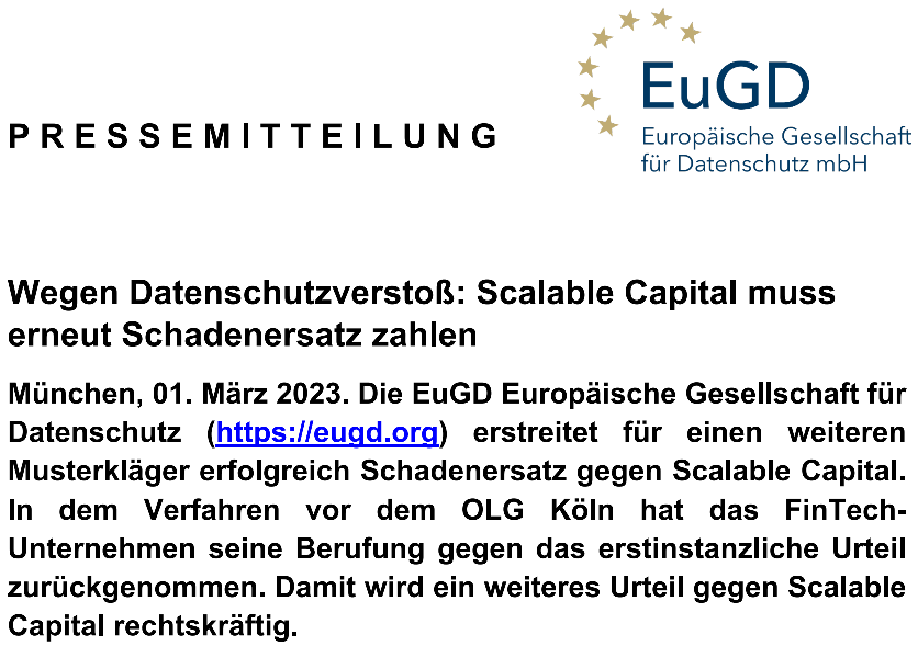 EuGD Europäische Gesellschaft für Datenschutz mbH tweet media