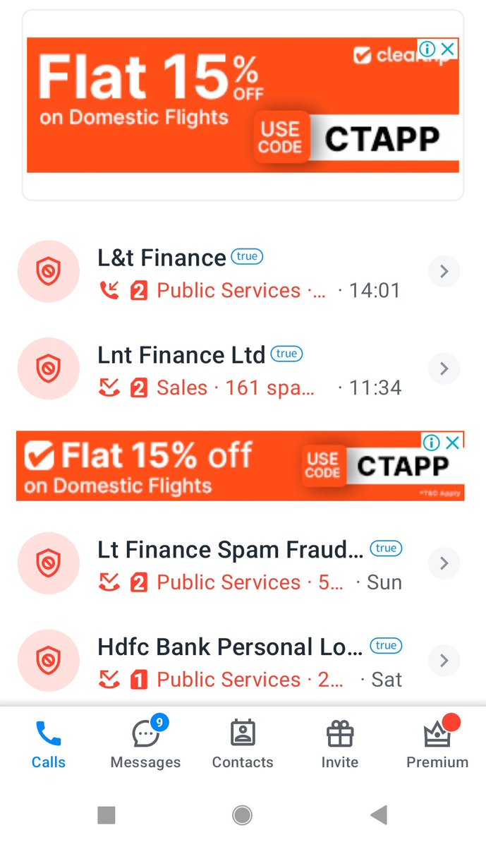 @LnTFSOnline have some shame & stop spamming with different numbers every day. It feels like mental harassment. Getting almost 8-10 calls every day. Stop this, already raised a request in the past for the same
#LT #LnT #LnTfinance #finance @LnTFSOnline @RBI #spam #scam #loanscam