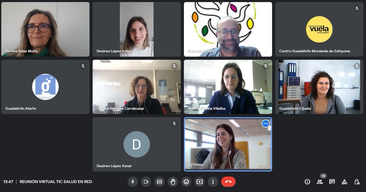 Retomando la iniciativa <a href="/TicSaludenRed/">TicSaludenRed</a> (colaboración con SAS y DGT) donde estudiamos la propuesta para 2023, enmarcada en la Nueva Estrategia, y en la que se han fijado una serie de formaciones dirigidas a los AIL de la red @VuelaGuadalinfo <a href="/AgenciaDigAnd/">Agencia Digital de Andalucía</a> @consorciofr