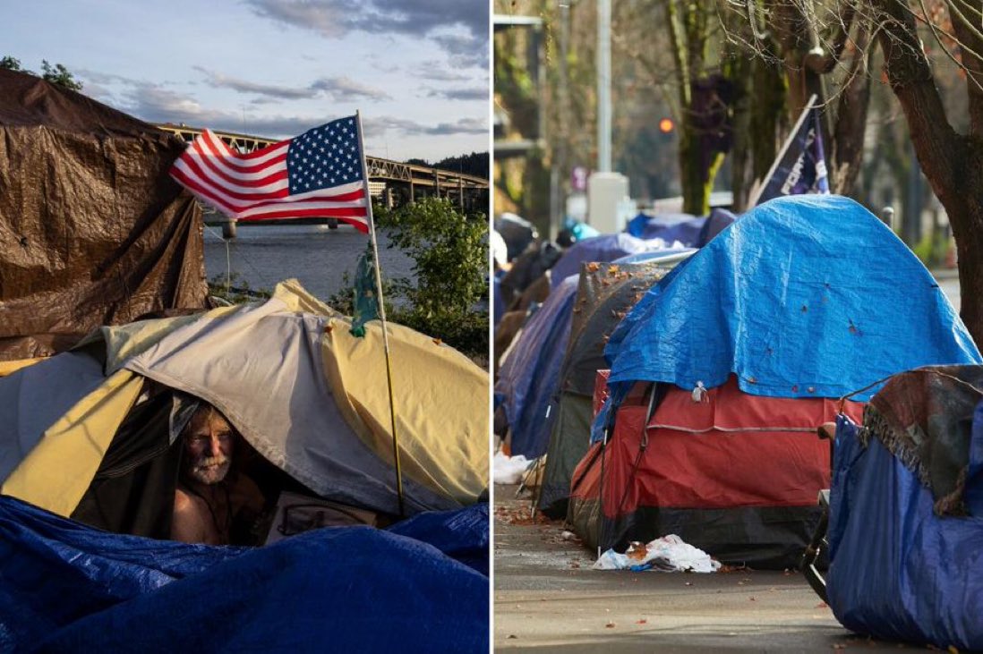 DailyLoud's tweet image. New Oregon bill would give homeless $1,000 a month to spend with no restrictions