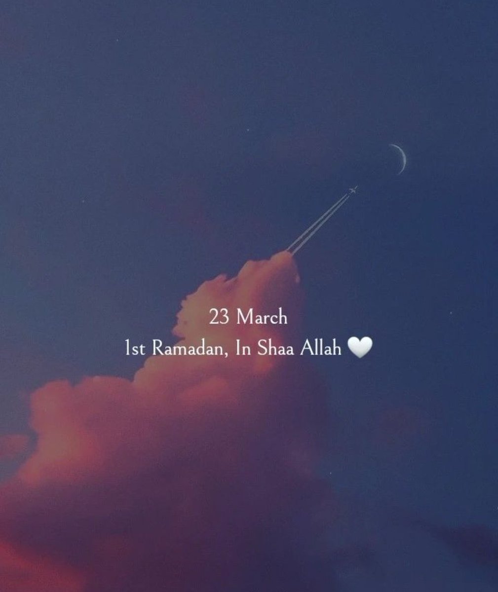 March will be filled with Ramadan, May Allah allow us to reach Ramadan. Aamiin