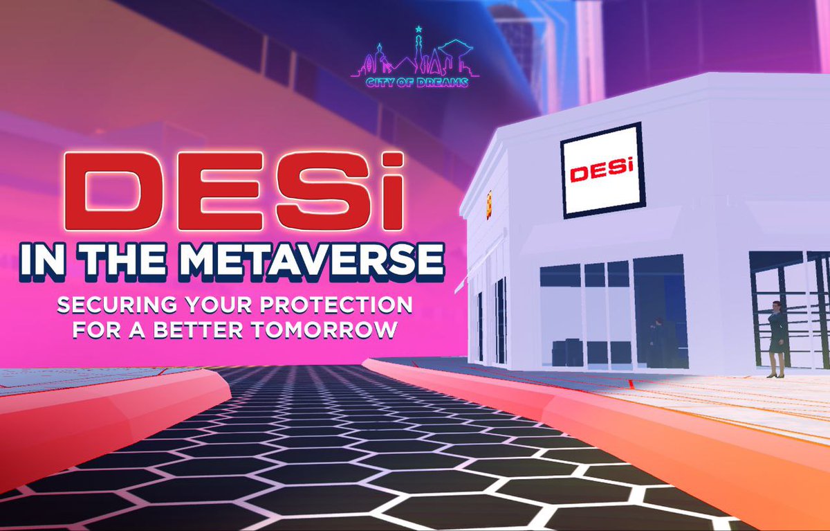 🔥@desimerkez, the leading provider of alarm systems and smart locks joins #CityofDreams metaverse! Thru their innovative technology, all COD users can experience a safe & comfortable virtual journey 💯 📍Now @ Lot #8 MORE: medium.com/@COD_Metaverse… #CityOfDreams #DESi