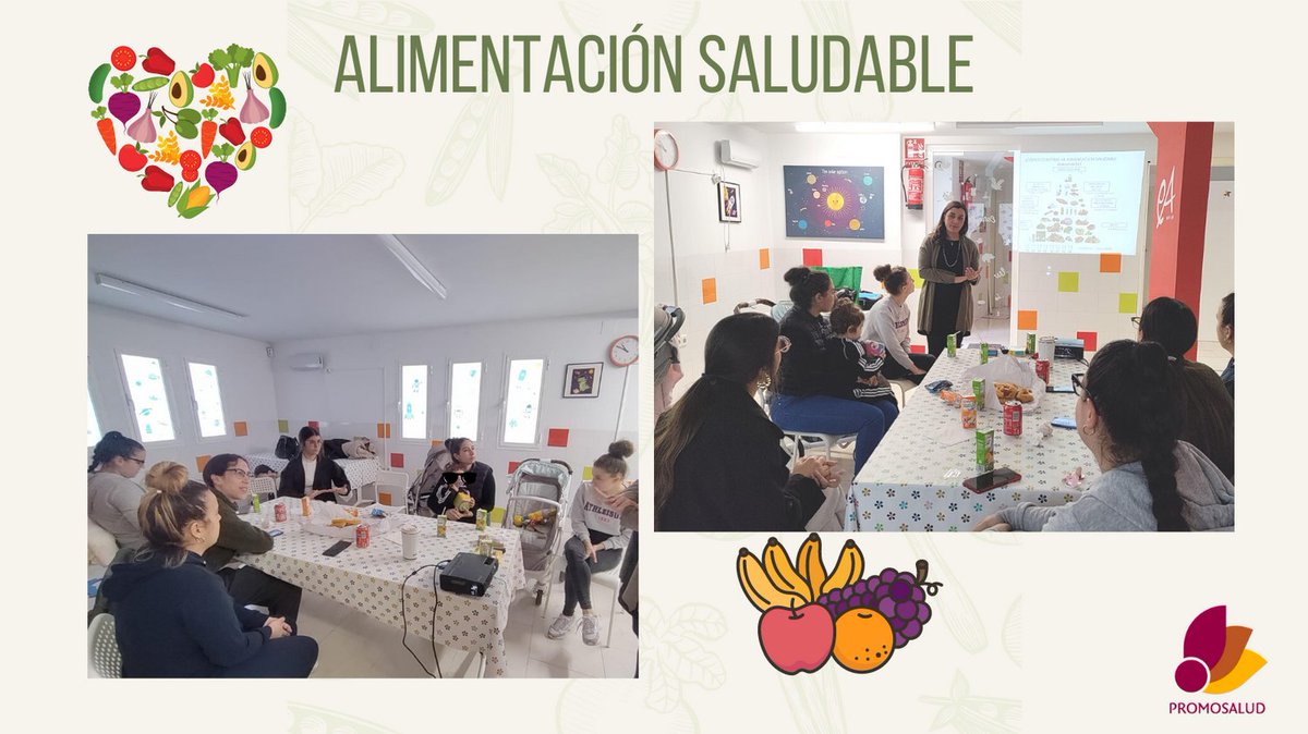 La Unidad de Promoción de Salud Sur del <a href="/ayto_promosalud/">Promoción de la Salud Sevilla</a> desarrolla con <a href="/AsocEntreAmigos/">Asociación Entre Amigos</a> una sesión de Alimentación dentro de los talleres de hábitos saludables que se imparten a las familias #saludsvq  #promosalud  #sevilla  #objetivosdedesarrollosostenible  #saludlocalsevilla
