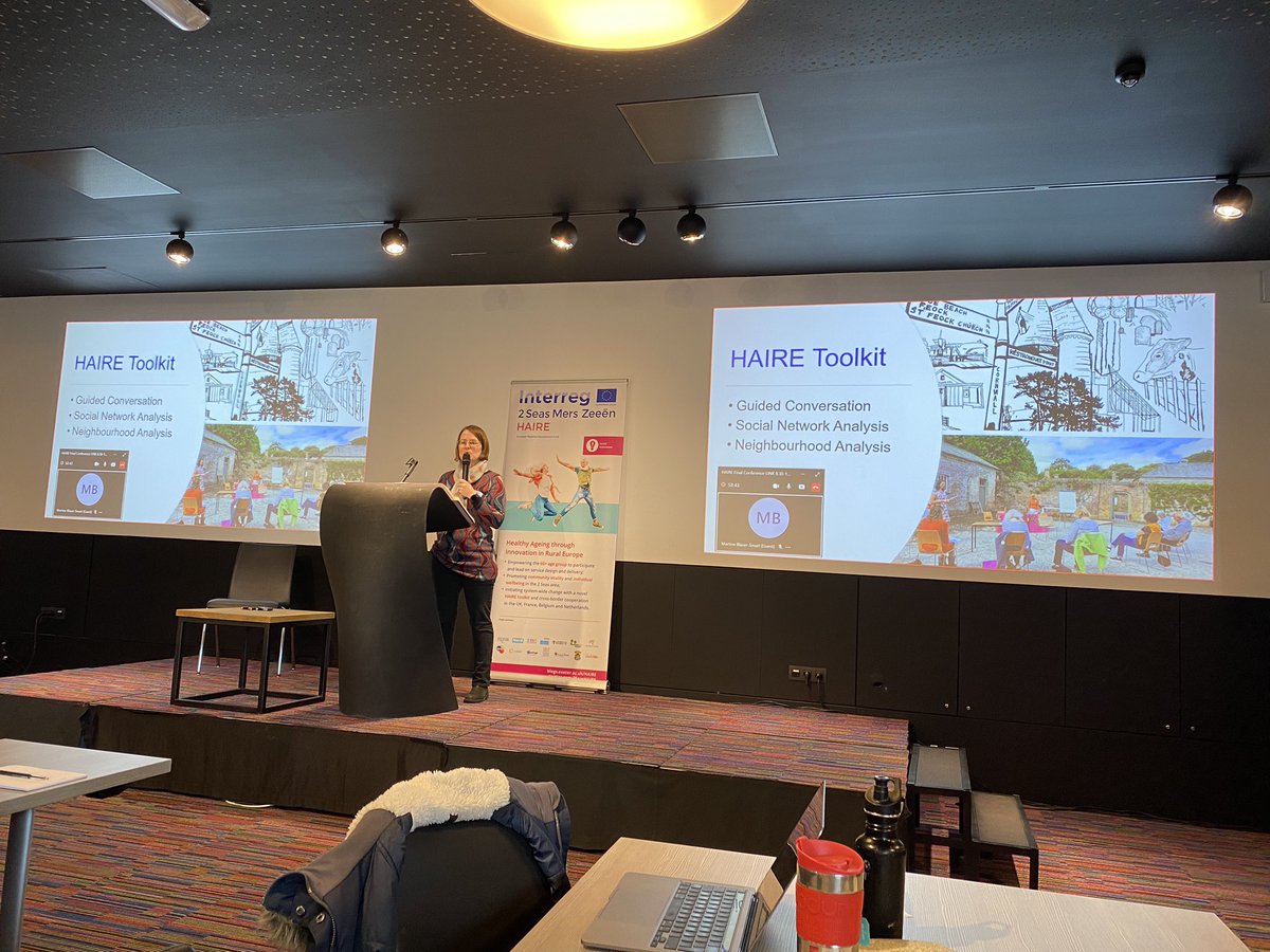 Final Conference of the HAIRE project in Ghent. Exploring innovation in cultures of care for aging across rural Europe. #HAIRE @cleyshon <a href="/UniExeCornwall/">University of Exeter, Cornwall</a> <a href="/uniexecges/">UoE Centre for Geography and Environmental Science</a>
