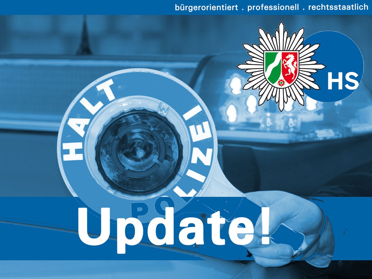 Die gestern veröffentlichte Suche nach der vermissten jungen Frau kann zurück genommen werden. Sie hat sich gestern auf einer Polizeidienststelle gemeldet. Wir freuen uns über die schnelle Klärung danken allen, die sich mit Hinweisen bei uns gemeldet haben. #polizeiheinsberg