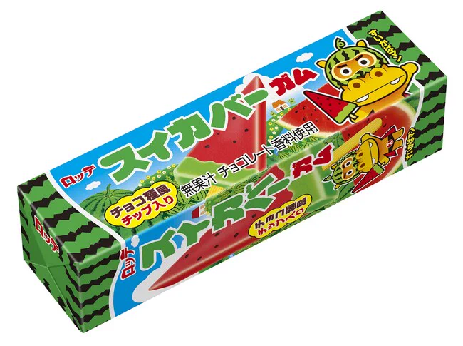 あの味がガムになる！スイカバー＆メロンバーの板ガムが新発売！