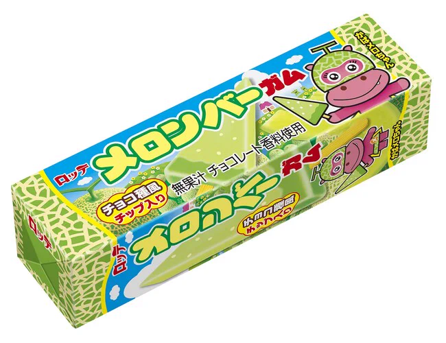 あの味がガムになる！スイカバー＆メロンバーの板ガムが新発売！