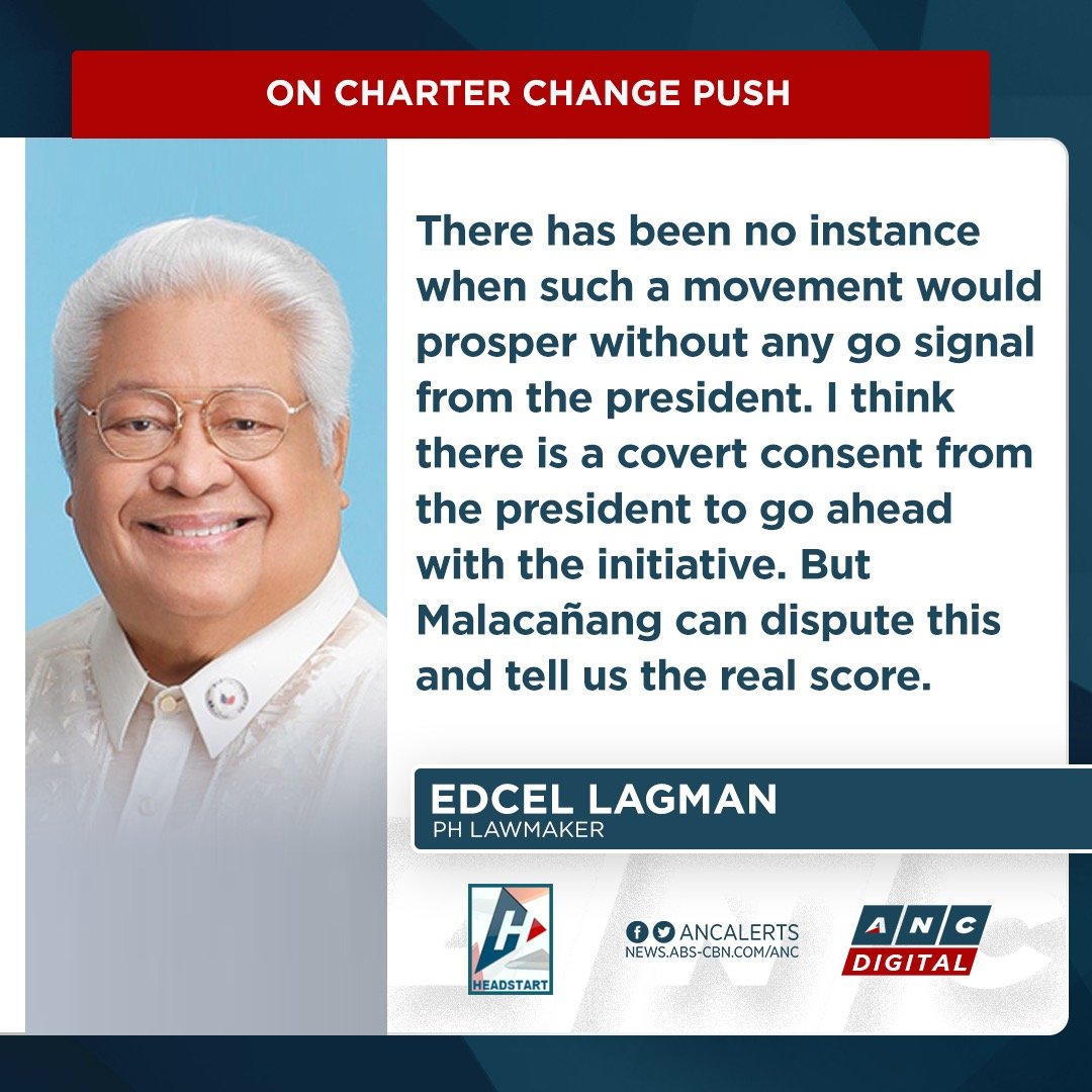 ICYMI: A House lawmaker believes, President Ferdinand Marcos Jr. himself is secretly behind the latest effort to amend the Constitution. #ANCSoundbytes 

WATCH: youtu.be/LCuQy4hLMn0